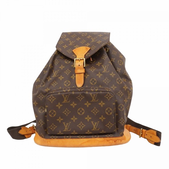 Louis Vuitton Backpack Monsouris s Monogram GM Brown - Picture 1 of 6
